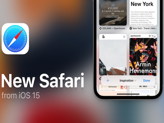 How to move the Safari address bar back to its old position after 
