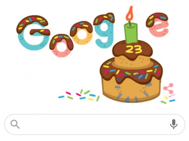 Sinh nhật Google, công cụ tìm kiếm và dịch www.google.com