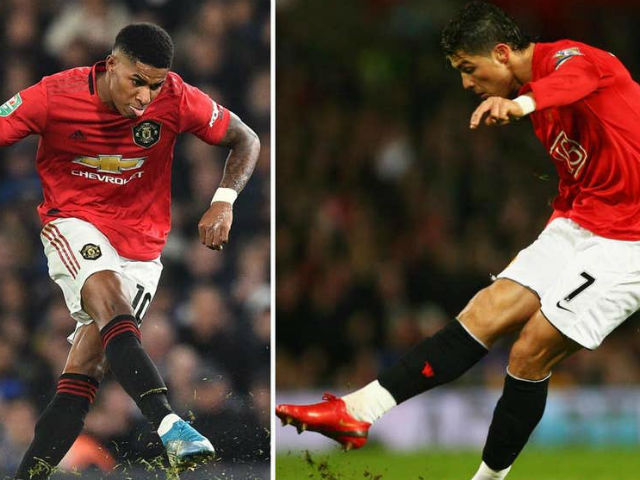 Rashford bắt chước phong cách Ronaldo: Tham vọng lấy áo số 7 MU tương lai