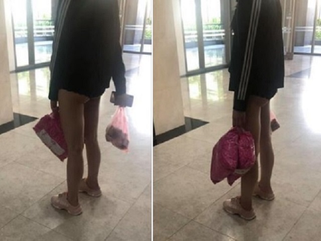 Cô gái ăn mặc phản cảm đợi thang máy khiến dân mạng phẫn nộ