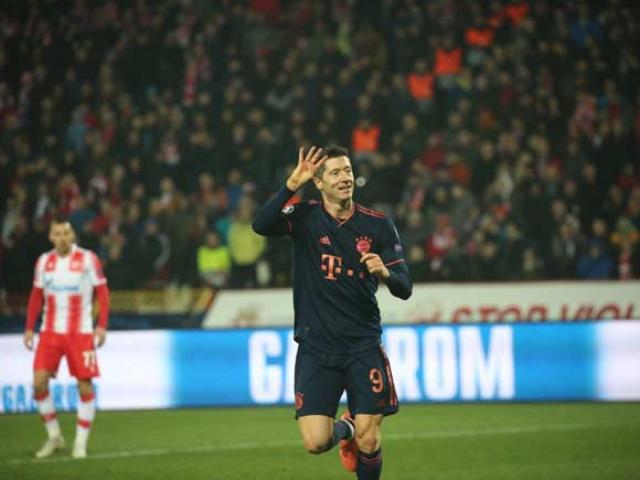 Kết quả bóng đá cúp C1 Crvena Zvezda - Bayern Munich: Siêu sao lên đồng, đại tiệc đất khách