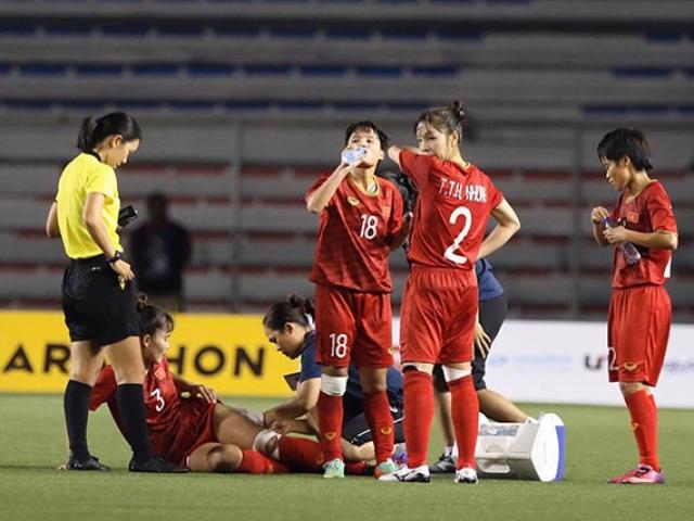 Chấn thương chảy máu, tuyển nữ Việt Nam nén đau hạ Thái Lan vô địch SEA Games