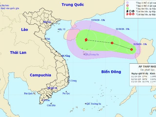 Bão số 6 vừa suy yếu, một áp thấp nhiệt đới lại xuất hiện trên Biển Đông