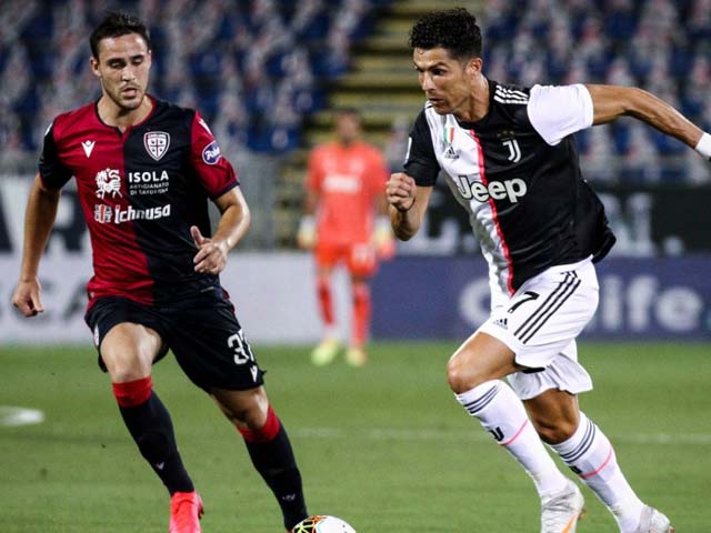 Juventus - Cagliari football trials: Ronaldo's melancholic award, the 