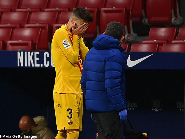 Future president of Barça - Piqué cries due to injury, risk of pause of 6 months