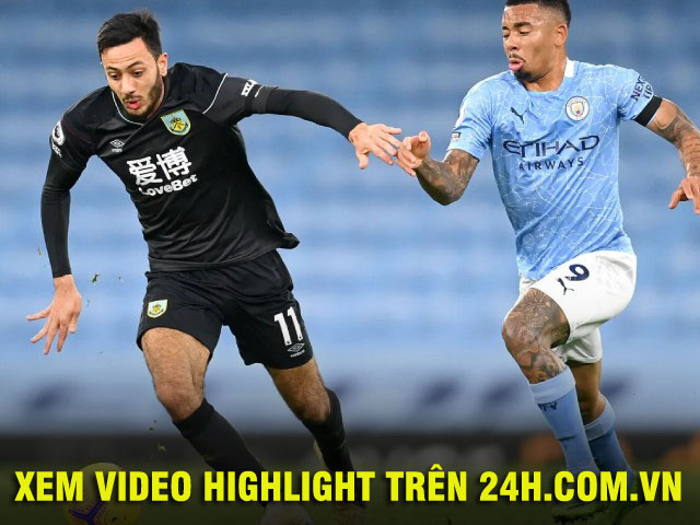 Video Man City - Burnley: Superstar Hat-trick, jubilant 