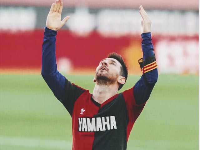 Messi emotionally thanked Maradona, recording the powerful left-handed game