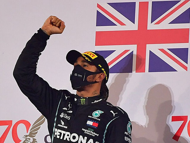 F1 racing, Bahrain GP: Hamilton continued to maintain the winning circuit