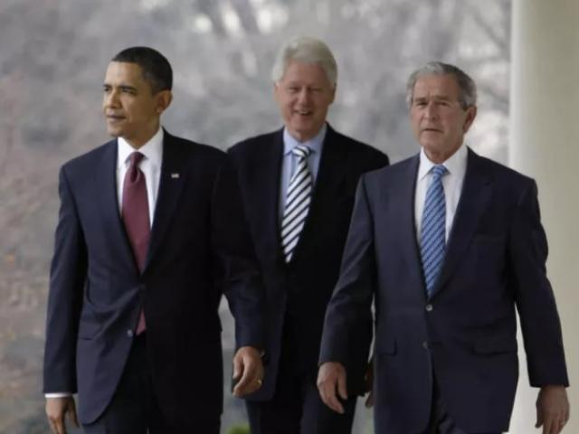 Three former US presidents declared 