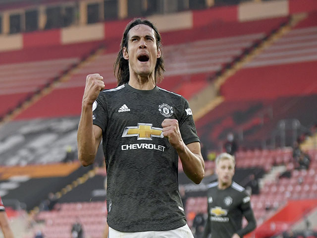 Cavani thrills MU fans: number 7 has 