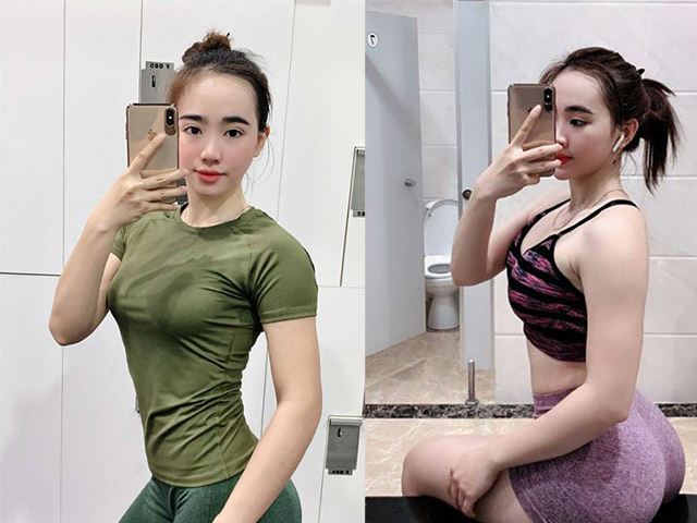 Fitness hot girls with three rings over 100cm cause 