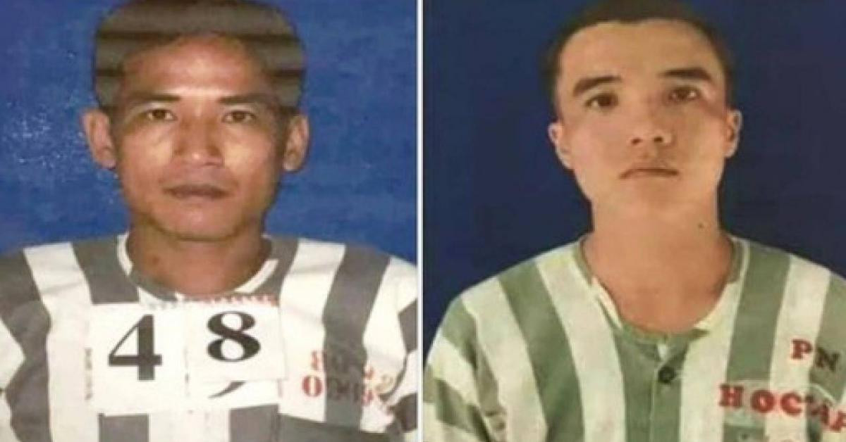 Bắt hai phạm nhân đang thụ án giết người trốn khỏi trại giam Cây Cầy