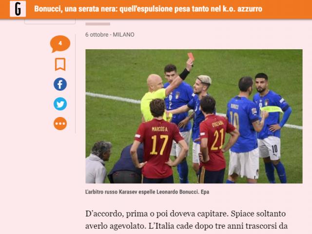 Tây Ban Nha vào chung kết Nations League, báo Italia chỉ trích trọng tài xử ép