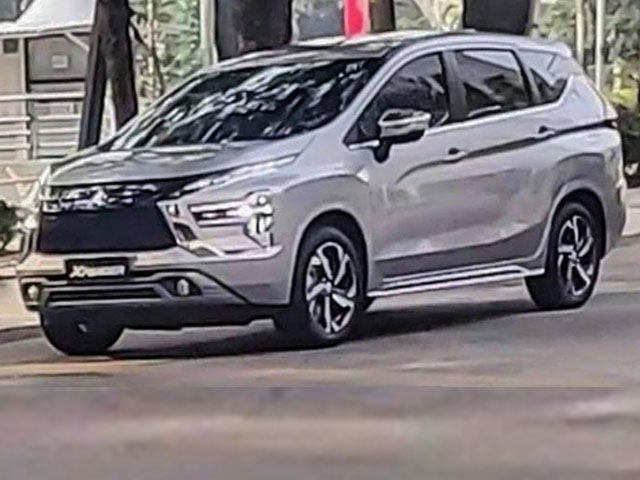 Mitsubishi Xpander bản nâng cấp chạy thử trên phố