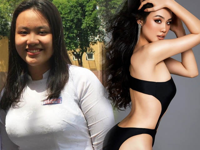 Choáng với cô gái nặng gần 1 tạ, giảm cân xinh lung linh đăng ký thi hoa hậu Việt