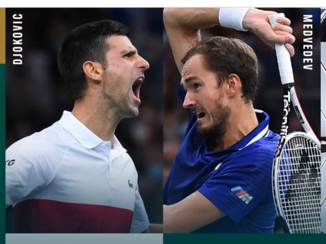 Nhận định tennis chung kết Paris Masters: Djokovic quyết hạ Medvedev ”trả nợ” US Open