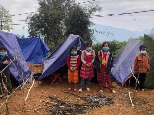 Thực hư thông tin học sinh cách ly tập trung trong lán trại tạm bợ ở Hà Giang