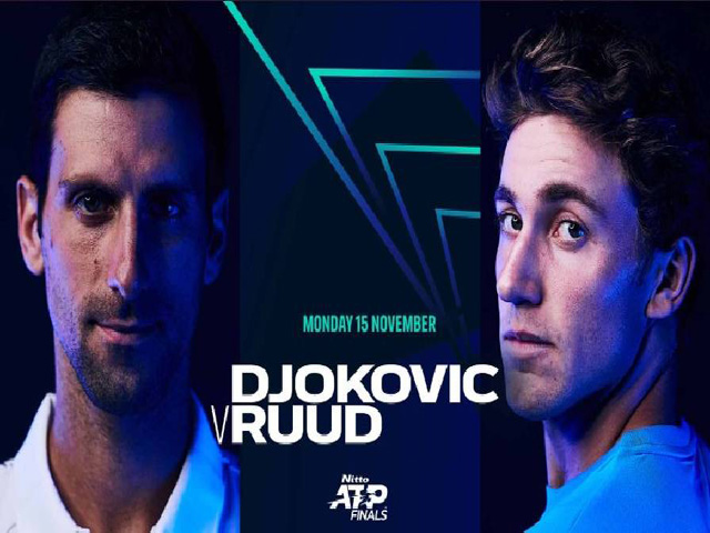 Trực tiếp tennis Djokovic - Ruud: Set 2 chóng vánh (ATP Finals 2021) (Kết thúc)