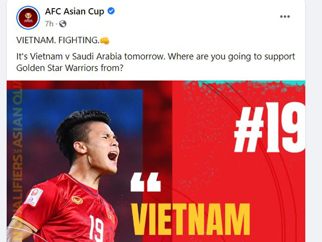 Thầy trò ông Park ”đòi nợ” Saudi Arabia: AFC cổ vũ ĐT Việt Nam ”chiến đấu”