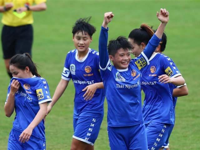 Giải bóng đá nữ quốc gia: Thái Nguyên T&T gây địa chấn