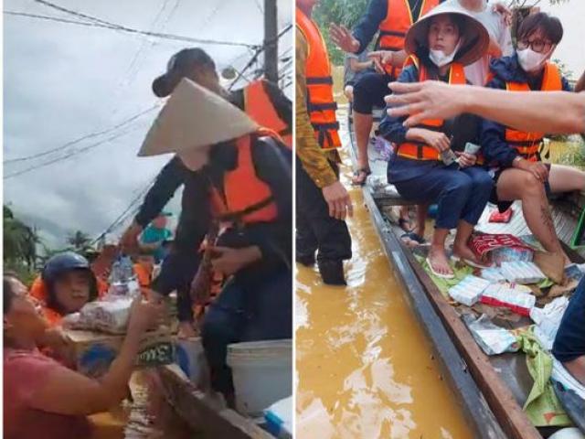 Ca sĩ Thủy Tiên trao từ thiện ở Quảng Trị: Nhiều người được hỗ trợ, nhưng chưa được thống kê