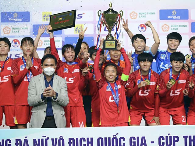 Huỳnh Như giúp đội nữ TP.HCM san bằng kỷ lục 10 lần vô địch của Hà Nội