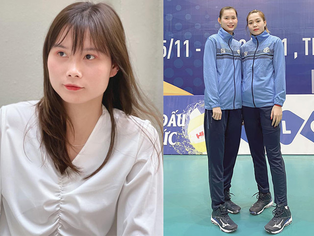 20-year-old volleyball hot girl Le Thao is taller than Kim Hue, impressive skill