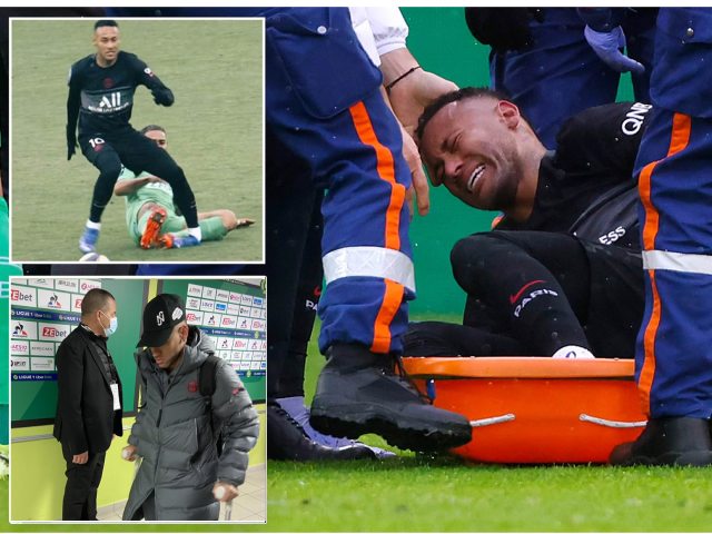 Hình ảnh mới nhất Neymar chống nạng, nói gì về chấn thương ghê rợn?