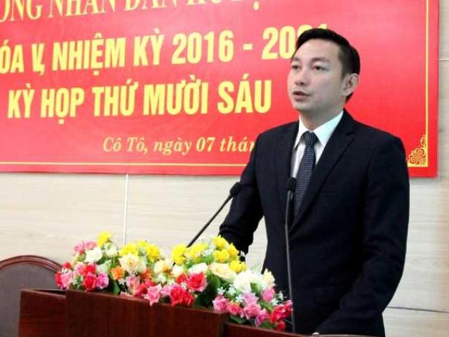 Đề nghị kỉ luật Bí thư Huyện ủy Cô Tô Lê Hùng Sơn vì quan hệ bất chính với cấp dưới