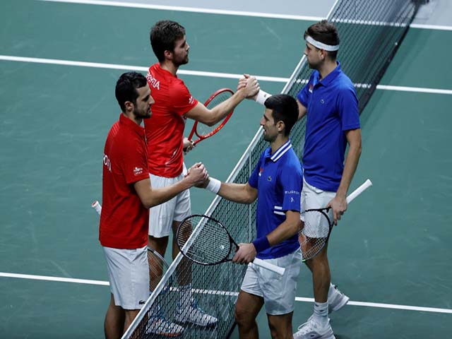 Djokovic thua đánh đôi trước ”số 1 thế giới”, Serbia gục ngã ở bán kết Davis Cup