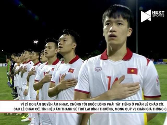 Vụ tắt phần hát Quốc ca trận Việt Nam - Lào: Đơn vị nắm bản quyền AFF Cup 2020 cam kết gì?