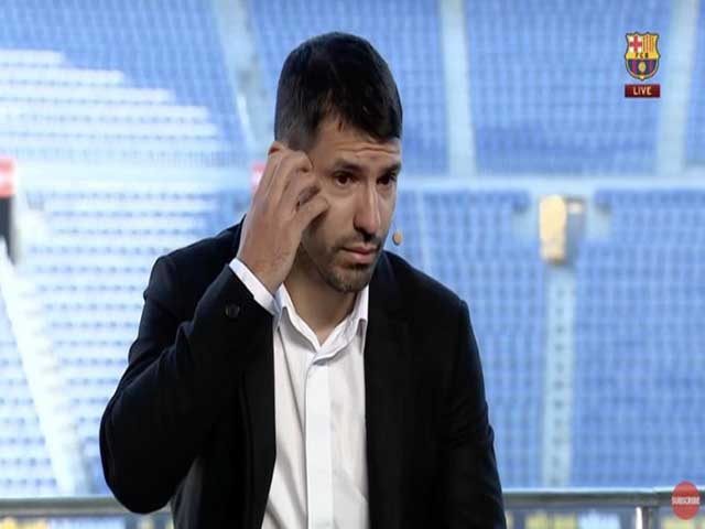 Chính thức Aguero bật khóc thông báo từ giã sự nghiệp, Barca bùi ngùi chia tay