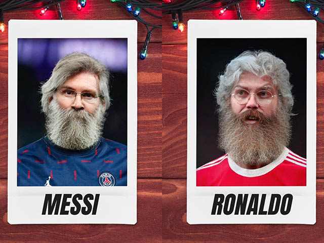 Ronaldo - Messi và dàn SAO ”khủng” hóa thân thành ông già Noel gây sốt mạng xã hội